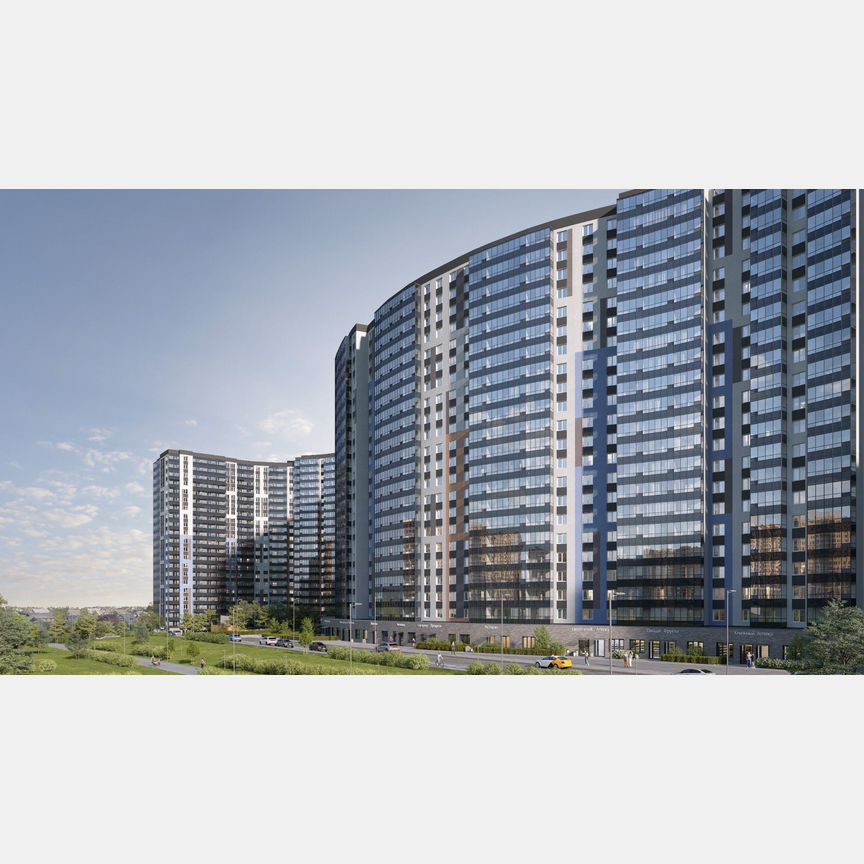 1-к. квартира, 43,2 м², 20/22 эт.
