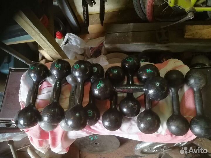 Гантели литые СССР