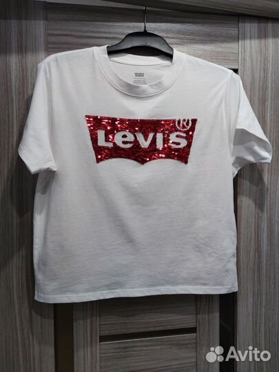 Футболка Levis оригинал (на xs-s-m) хлопковая