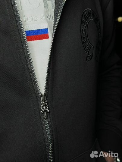 Кофта chrome hearts зипка