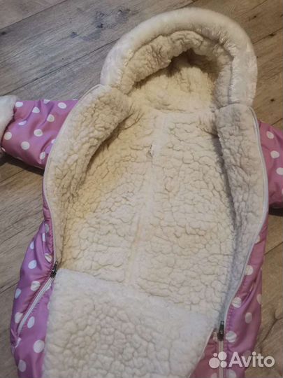 Зимний конверт в коляску