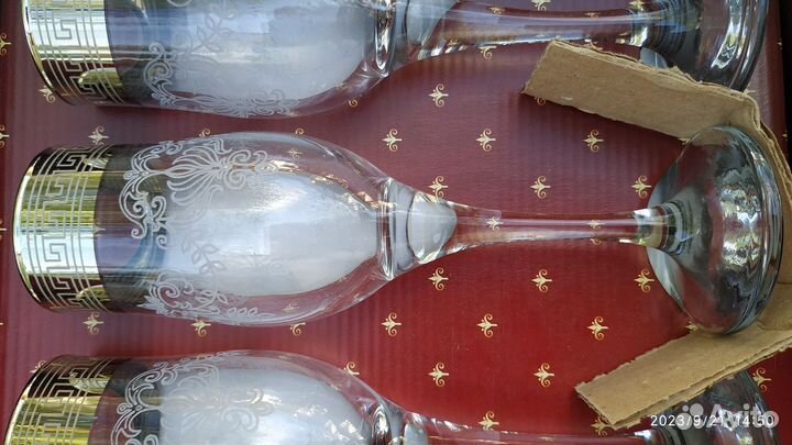 Новые комплекты бокалов и стопок