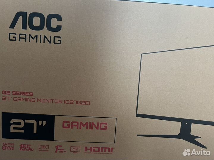 Монитор AOC 27 2k 155hz