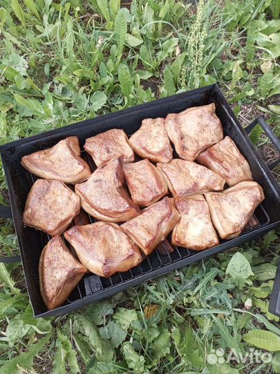 Сало копчёное, топлёное, с перцем и чесноком