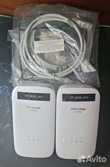 Адаптеры TP link Powerline TL-PA8010 Kit (Gigabit)