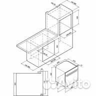 Духовой шкаф с свч и грилем graude BWG 45.0 SE