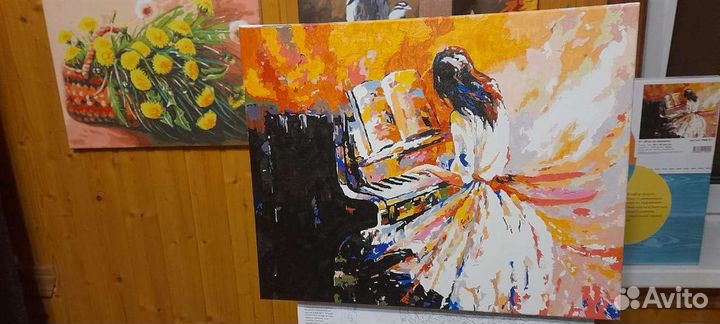 Картины, готовые по номерам