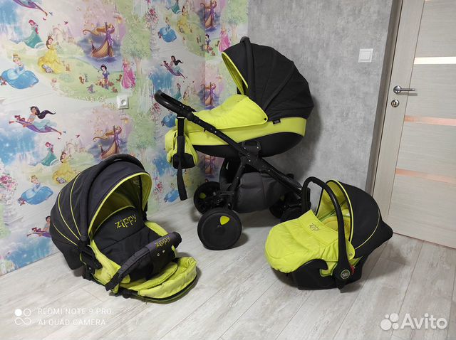 Tutis Zippy New 3в1 лайм/графит