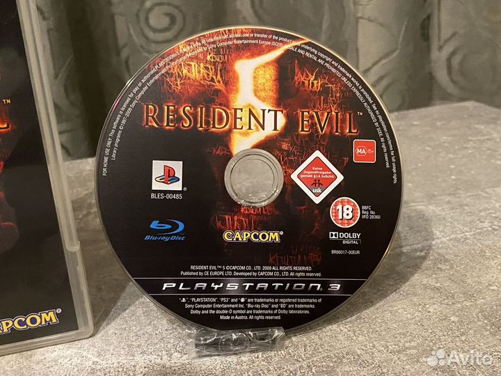 Resident Evil 5 Sony PS3 лицензия