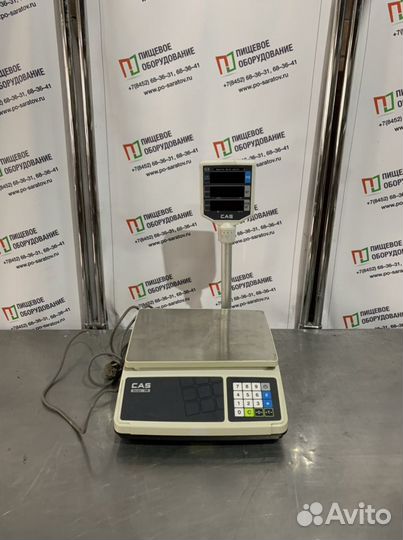 Весы торговые CAS PR-15 P