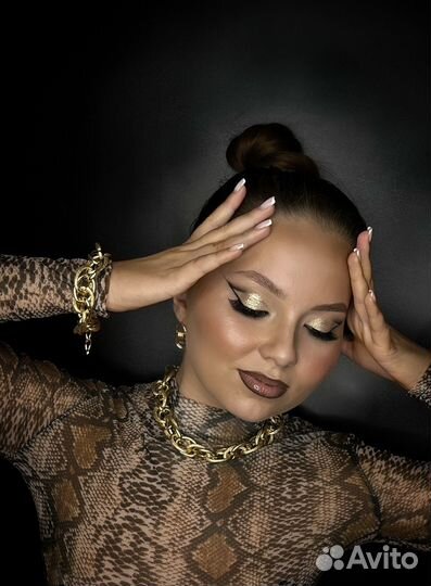 Образ в 4 руки макияж+прическа