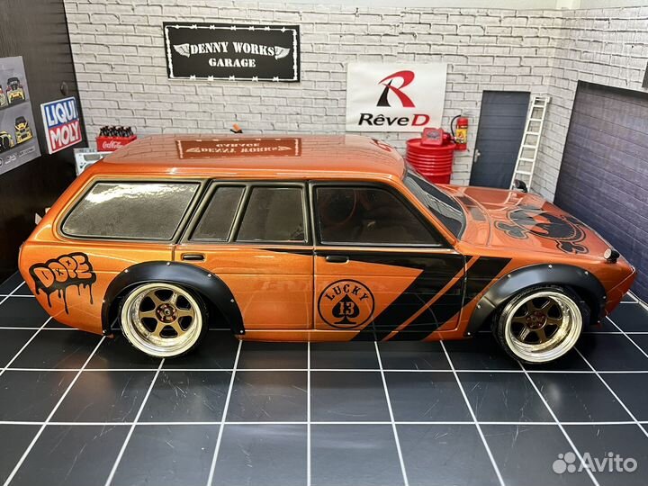 Кузов 1/10 Datsun 510 Wagon Widebody