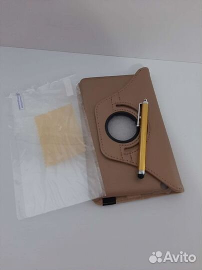 Чехол +стекло для планшета новый