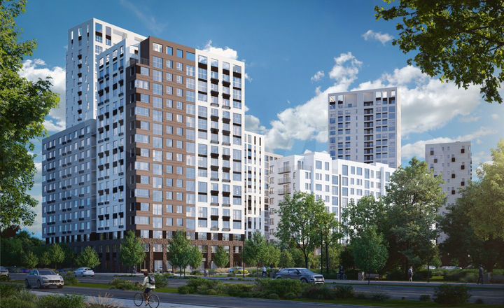 2-к. квартира, 55,4 м², 15/25 эт.