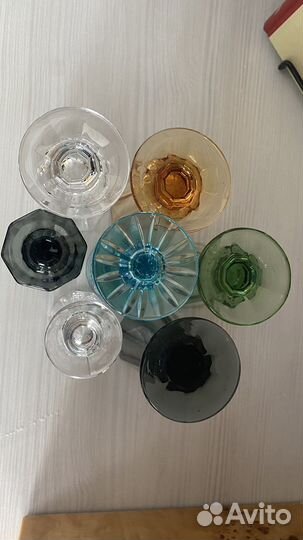 Хрустальные фужеры Лафетники гусь хрустальный