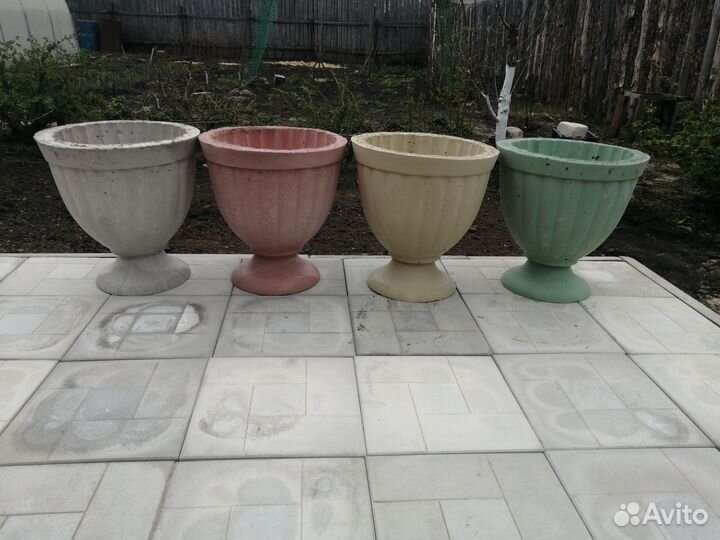 Вазоны для цветов бетонные