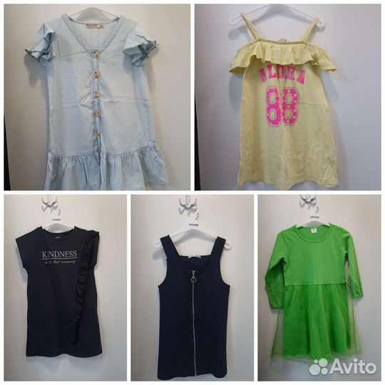 Пакет вещей для девочки 116-128-134 см