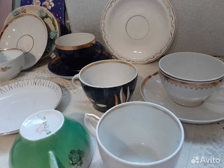 Чашка с блюдцем СССР -подборка