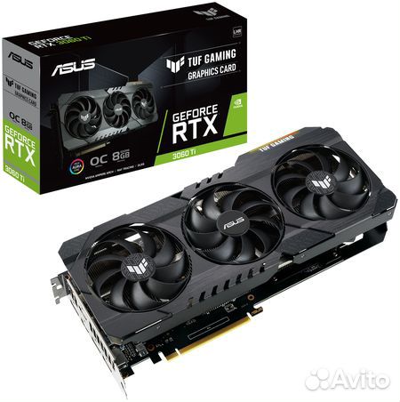 Видеокарта asus TUF Gaming GeForce RTX 3060 Ti V2