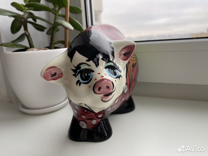 Статуэтка керамическая, свинка