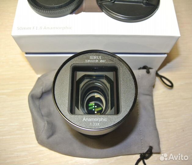 Объектив Sirui 50 mm F1.8 1.33х Anamorphic Sony E