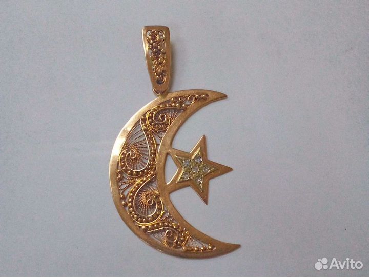 Золотая подвеска