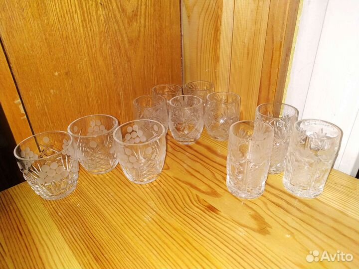 Стопки хрустальные из СССР