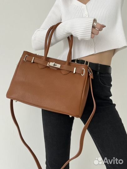 Сумка тоут из натуральной кожи Италия