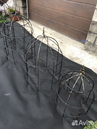 Клетка металлическая опора для кустарников