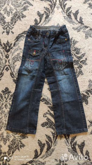 Одежда для девочки пакетом 104-110 см 15 вещей