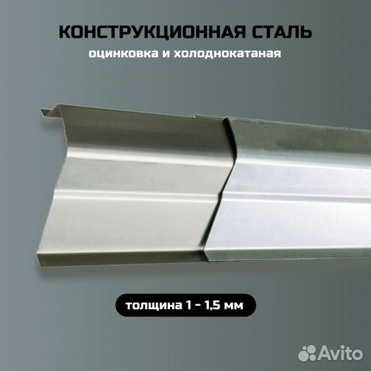 Пороги ремонтные Mitsubishi Carisma 1