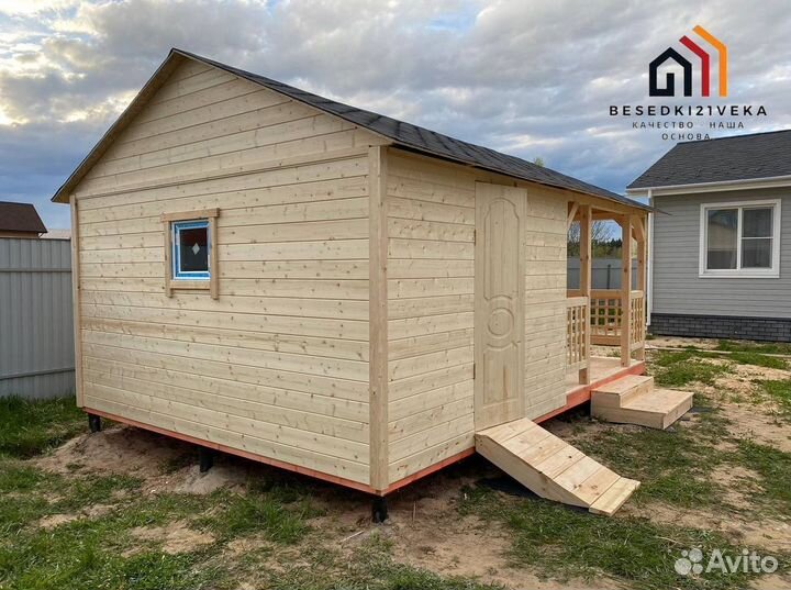 Беседка с мангальной зоной