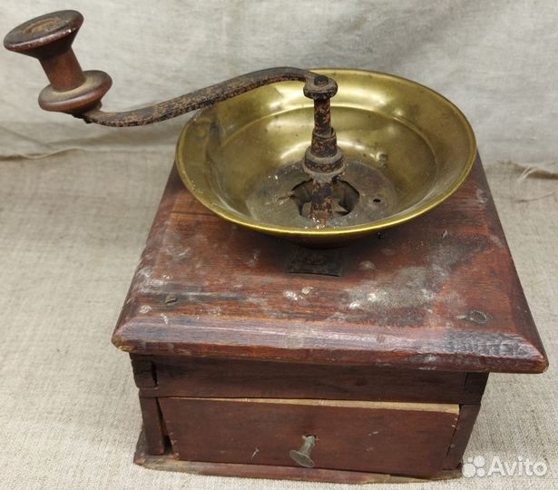 Старинная Антикварная кофемолка
