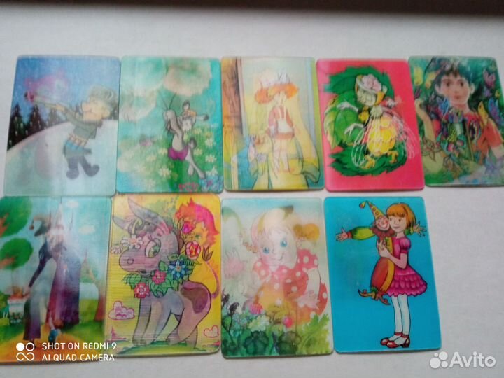 Переливные календарики СССР