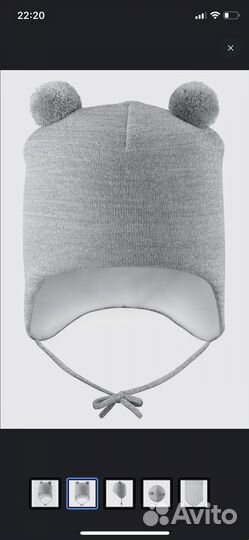 Варежки и шапка шлем lassie