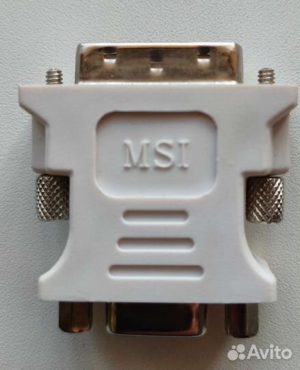 Переходник с VGA на DVI белый