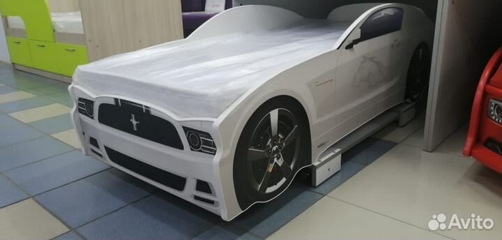 Детская кровать машина Мустанг
