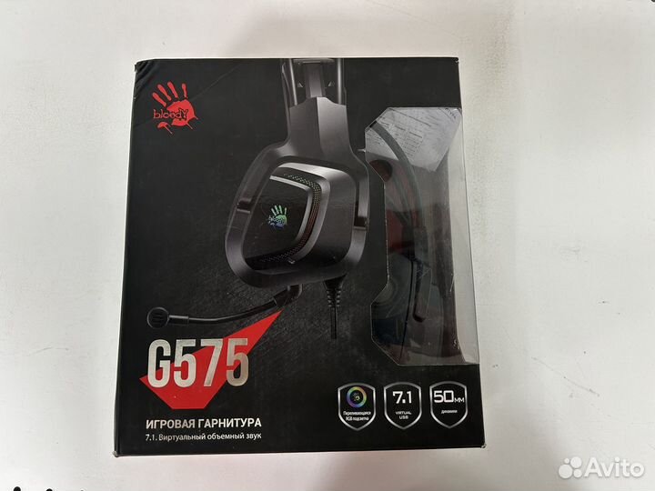 Игровые наушники A4tech g575