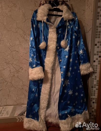 Костюм снегурочки взрослый