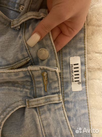 Джинсы трубы женские 40 размер