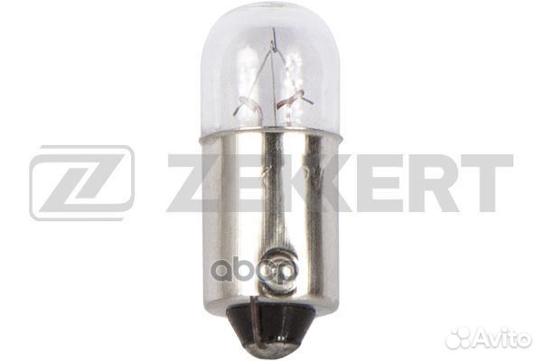 Лампа T2W 12V 2W BA9s упаковка 10 шт. (выведен