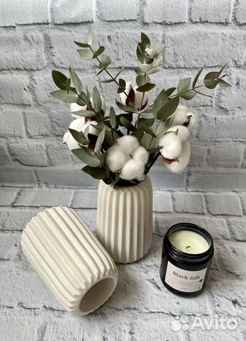 Ваза из гипса (высота 143мм)