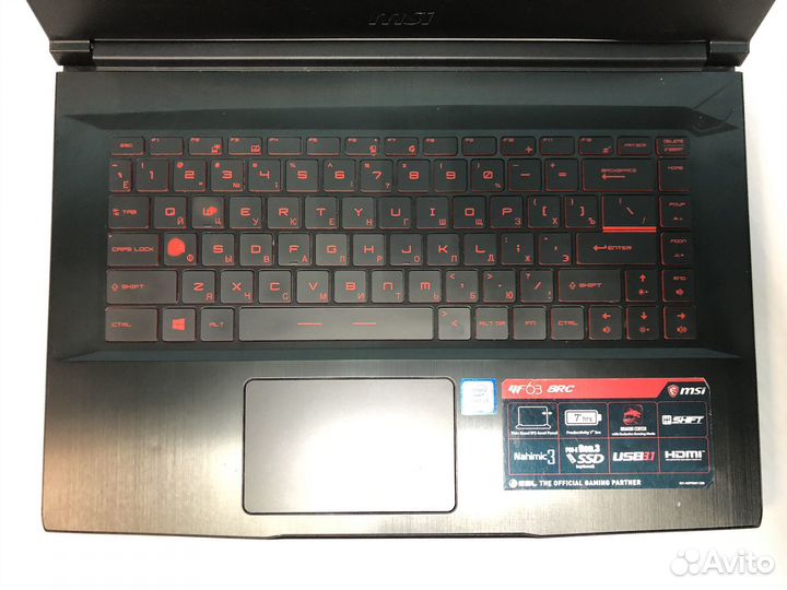 Игровой ноутбук MSI GF63 8RC-046RU