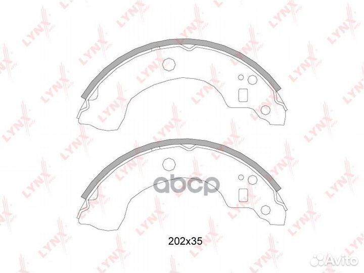 Колодки тормозные барабанные nissan Almera(N16)
