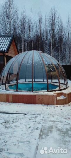 Павильон для бассейна. Купол для бассейна