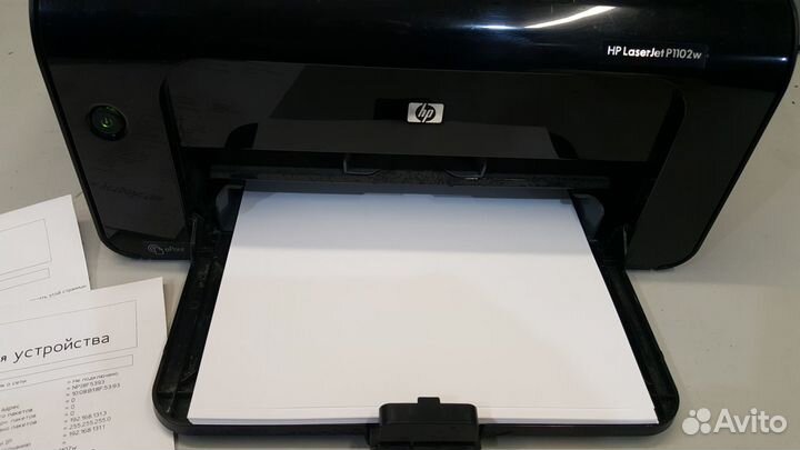 Принтер лазерный WiFI, USB LaserJet P1102w