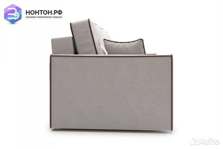 Диван еврокнижка Леон 3-х местный бежевый