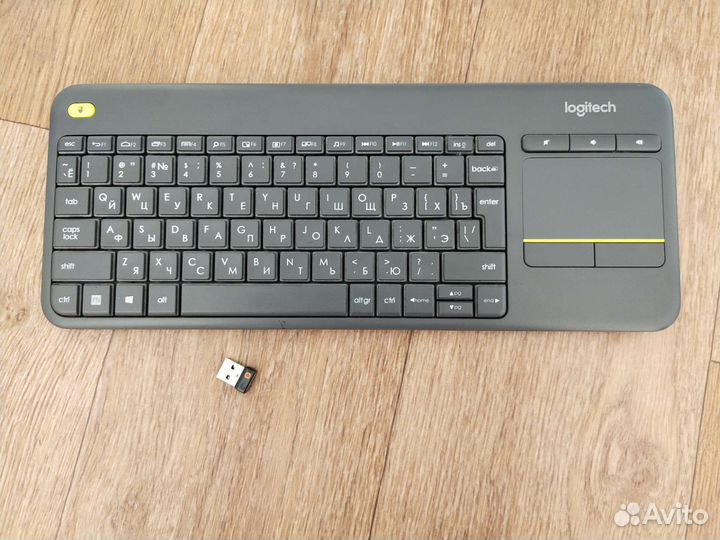 Клавиатура беспроводная logitech k400 (к пк и тв)