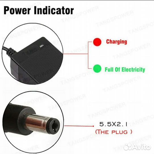 Зарядное устройство li-ion 29.4v 2A