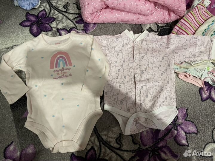 Детский конверт осень-зима+одежда